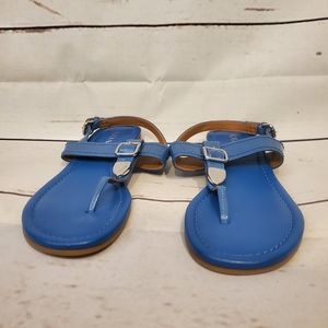 NWOT Coach Blue Thong Sandals